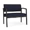 Lesro Lenox Steel Chair, Navy/Midnight Seat, Navy/Midnight Back, 33 W 24.5 L 32 H LS1401 - alternate 1